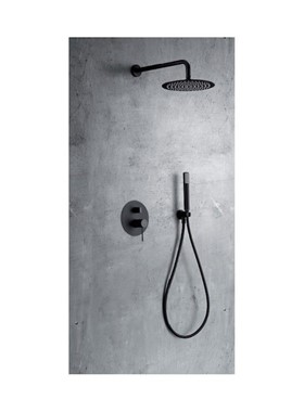 IMEX LINE GPD038/NG - SET ΕΝΤΟΙΧΙΣΜΟΥ 2 ΕΞΟΔΩΝ (ΝΤΟΥΣ ΧΕΙΡΟΣ, ΟΡΟΦΗΣ) ΜΑΥΡΟ ΜΑΤ