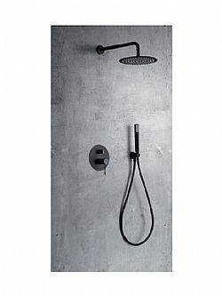 IMEX LINE GPD038/NG - SET ΕΝΤΟΙΧΙΣΜΟΥ 2 ΕΞΟΔΩΝ (ΝΤΟΥΣ ΧΕΙΡΟΣ, ΟΡΟΦΗΣ) ΜΑΥΡΟ ΜΑΤ