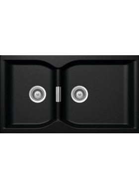 MACART CAMPUS N-175 (92x51,5cm) ONYX (ΜΑΥΡΟ) - ΝΕΡΟΧΥΤΗΣ ΓΡΑΝΙΤΕΝΙΟΣ ΕΝΘΕΤΟΣ