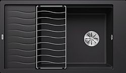 BLANCOELON XL 8 S (86X50) BLACK - ΝΕΡΟΧΥΤΗΣ ΓΡΑΝΙΤΕΝΙΟΣ ΕΝΘΕΤΟΣ ΜΕ ΠΛΕΓΜΑ ΑΠΟΣΤΡΑΓΓΙΣΗΣ