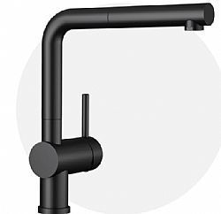 BLANCO LINUS-S BLACK MATT - ΜΠΑΤΑΡΙΑ ΚΟΥΖΙΝΑΣ ΜΕ ΝΤΟΥΣ GERMANY 525807