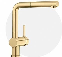 BLANCO LINUS-S SATIN GOLD - ΜΠΑΤΑΡΙΑ ΚΟΥΖΙΝΑΣ ΜΕ ΝΤΟΥΣ GERMANY 526684