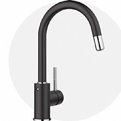 BLANCO MIDA-S BLACK - ΜΠΑΤΑΡΙΑ ΚΟΥΖΙΝΑΣ ΜΕ ΝΤΟΥΣ MADE IN GERMANY 526146