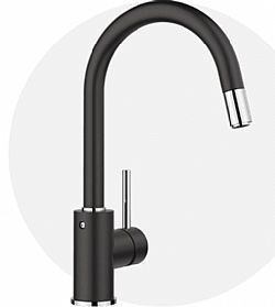 BLANCO MIDA-S ANTHRACITE - ΜΠΑΤΑΡΙΑ ΚΟΥΖΙΝΑΣ ΜΕ ΝΤΟΥΣ MADE IN GERMANY 521455