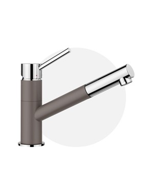 BLANCO KANO-S VOLCANO GREY/CHROME - ΜΠΑΤΑΡΙΑ ΚΟΥΖΙΝΑΣ ΜΕ ΝΤΟΥΣ MADE IN GERMANY