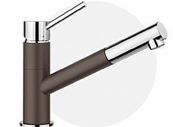 BLANCO KANO-S COFFEE/CHROME - ΜΠΑΤΑΡΙΑ ΚΟΥΖΙΝΑΣ ΜΕ ΝΤΟΥΣ MADE IN GERMANY