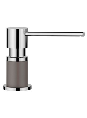 BLANCO LATO DISPENSER 526954 VOLCANO GREY/CHROME