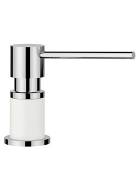 BLANCO LATO DISPENSER 525814 WHITE/CHROME