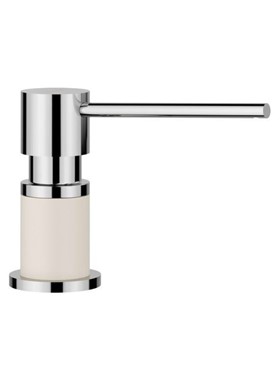BLANCO LATO DISPENSER 526955 SOFT WHITE/CHROME
