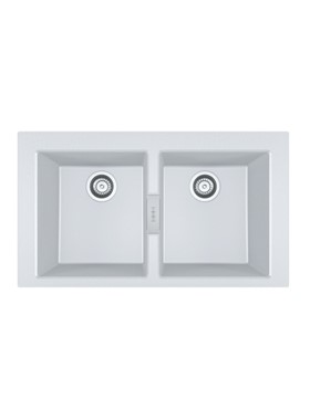 FRANKE TECTONITE SIRIUS 2.0 620 (86x50cm) POLAR WHITE - ΝΕΡΟΧΥΤΗΣ ΣΥΝΘΕΤΙΚΟΣ 3149000231