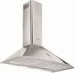 PYRAMIS ΚΑΜΙΝΑΔΑ ΟΒΑΛ 90cm INOX - ΑΠΟΡΡΟΦΗΤΗΡΑΣ ΕΠΙΤΟΙΧΟΣ 065030501