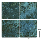 OCEAN RIVER GREEN 30x30cm - ΠΟΡΣΕΛΑΝΑΤΟ ΠΛΑΚΑΚΙ ΠΙΣΙΝΑΣ GRES ARAGON