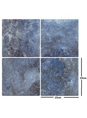 OCEAN BLUE BALI 15x15cm - ΠΟΡΣΕΛΑΝΑΤΟ ΠΛΑΚΑΚΙ ΠΙΣΙΝΑΣ GRES ARAGON