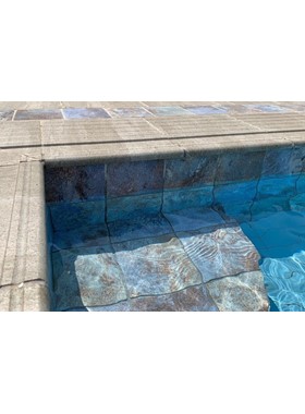 OCEAN BLUE BALI 30x60cm - ΠΟΡΣΕΛΑΝΑΤΟ ΠΛΑΚΑΚΙ ΠΙΣΙΝΑΣ GRES ARAGON SPAIN