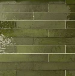 MANACOR BASIL GREEN 6.5X40cm - ΠΡΑΣΙΝΑ ΓΥΑΛΙΣΤΕΡΑ ΠΛΑΚΑΚΙΑ ΜΠΑΝΙΟΥ