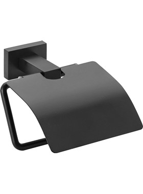 BRONZE ART LUGANO QUADRATO ΧΑΡΤΟΘΗΚΗ ΜΕ ΚΑΠΑΚΙ ΜΑΥΡΟ ΜΑΤ