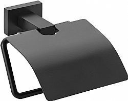 BRONZE ART LUGANO QUADRATO ΧΑΡΤΟΘΗΚΗ ΜΕ ΚΑΠΑΚΙ ΜΑΥΡΟ ΜΑΤ