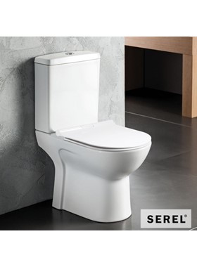 SEREL VELA RIMLESS 674600SC (60CM) - ΛΕΚΑΝΗ ΧΠ/ΟΑ ME ΚΑΘΙΣΜΑ SLIM SOFT CLOSE