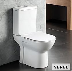 SEREL VELA RIMLESS 674600SC (60CM) - ΛΕΚΑΝΗ ΧΠ/ΟΑ ME ΚΑΘΙΣΜΑ SLIM SOFT CLOSE