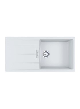 FRANKE CENTRO 611/211-100 (100x50) POLAR WHITE - ΝΕΡΟΧΥΤΗΣ ΓΡΑΝΙΤΕΝΙΟΣ ΕΝΘΕΤΟΣ 3149000144