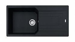 FRANKE UBG 611-100 (100x50) BLACK MAT - ΝΕΡΟΧΥΤΗΣ ΓΡΑΝΙΤΕΝΙΟΣ ΕΝΘΕΤΟΣ 3147101143