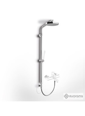 EURORAMA 51404R - ΣΤΗΛΗ ΝΤΟΥΣ (ΥΨΟΣ 117CM) ΓΙΑ ΣΥΝΔΕΣΗ ΜΕ ΜΠΑΤΑΡΙΑ ΛΟΥΤΡΟΥ