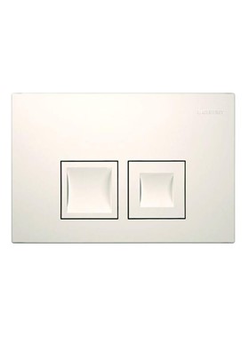 GEBERIT DELTA 35 115.135.11.5 - ΛΕΥΚΗ ΓΥΑΛΙΣΤΕΡΗ ΠΛΑΚΕΤΑ ΕΝΤΟΙΧΙΖΟΜΕΝΟΥ ΚΑΖΑΝΑΚΙΟΥ