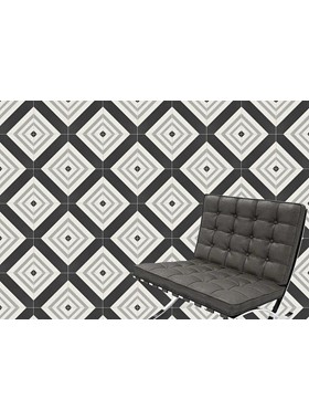 GB BLACK AND WHITE 20X20 - ΓΡΑΝΙΤΟΠΛΑΚΑΚΙΑ PATCHWORK ITALY