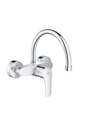 GROHE EUROSMART 32482003 - ΜΠΑΤΑΡΙΑ ΚΟΥΖΙΝΑΣ ΤΟΙΧΟΥ ΧΡΩΜΕ