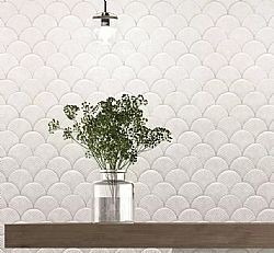 SCALE SHELL GLOSSY 30.7X30.7cm -  ΠΛΑΚΑΚΙΑ ΜΠΑΝΙΟΥ