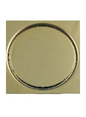 ΣΧΑΡΑΚΙ ΔΑΠΕΔΟΥ 12Χ12cm ΤΕΤΡΑΓΩΝΟ ΧΡΥΣΟ ΜΑΤ ΜΕ ΚΑΛΥΜΜΑ ΒΙΔΩΤΟ (BRUSHED GOLD)