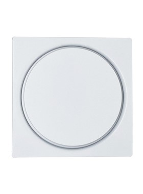 ΣΧΑΡΑΚΙ ΔΑΠΕΔΟΥ 12Χ12cm ΤΕΤΡΑΓΩΝΟ ΛΕΥΚΟ ΜΑΤ ΜΕ ΚΑΛΥΜΜΑ ΒΙΔΩΤΟ (WHITE MATT)