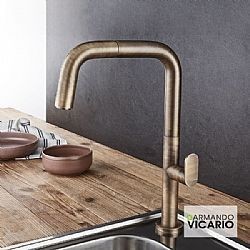 ARMANDO VICARIO EVA 400746-221 - ΜΠΑΤΑΡΙΑ ΚΟΥΖΙΝΑΣ ΜΕ ΝΤΟΥΣ ANTIQUE BRASS