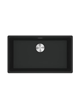 FRANKE MARIS BOWL MRG 110-72 (75,3x43,3cm) BLACK MATT - ΝΕΡΟΧΥΤΗΣ ΓΡΑΝΙΤΕΝΙΟΣ ΥΠΟΚΑΘΗΜΕΝΟΣ