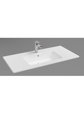 BIANCO CERAMICA FLAT 36100 - ΝΙΠΤΗΡΑΣ ΠΟΡΣΕΛΑΝΗΣ 101,5x46,5cm ΕΠΙΚΑΘΗΜΕΝΟΣ ΕΠΙΠΛΟΥ