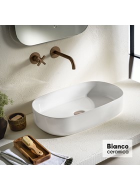 BIANCO CERAMICA UMA 31055 - ΝΙΠΤΗΡΑΣ ΠΟΡΣΕΛΑΝΗΣ 55x36cm ΕΠΙΤΡΑΠΕΖΙΟΣ