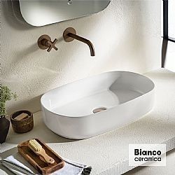 BIANCO CERAMICA UMA 31055 - ΝΙΠΤΗΡΑΣ ΠΟΡΣΕΛΑΝΗΣ 55x36cm ΕΠΙΤΡΑΠΕΖΙΟΣ