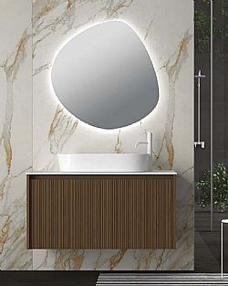 ΕΠΙΠΛΟ ΜΠΑΝΙΟΥ GRACE 1 101Χ51CM ΣΕ ΚΟΝΤΡΑ ΠΛΑΚΕ ΘΑΛΑΣΣΗΣ ΜΕ ΚΑΠΛΑΜΑ ΔΡΥ