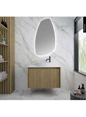 ΕΠΙΠΛΟ ΜΠΑΝΙΟΥ GRACE 3 101Χ51CM ΣΕ ΚΟΝΤΡΑ ΠΛΑΚΕ ΘΑΛΑΣΣΗΣ ΜΕ ΚΑΠΛΑΜΑ ΔΡΥ