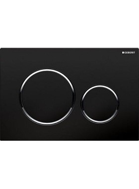 GEBERIT SIGMA 20 115.882.KM.1 - ΜΑΥΡΗ ΓΥΑΛΙΣΤΕΡΗ ΠΛΑΚΕΤΑ ΜΕ ΧΡΩΜΕ ΣΤΟΙΧΕΙΑ