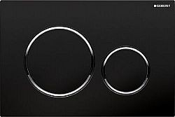 GEBERIT SIGMA 20 115.882.KM.1 - ΜΑΥΡΗ ΓΥΑΛΙΣΤΕΡΗ ΠΛΑΚΕΤΑ ΜΕ ΧΡΩΜΕ ΣΤΟΙΧΕΙΑ