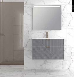 ΕΠΙΠΛΟ ΜΠΑΝΙΟΥ DRIFT 3 101Χ51CM ΣΕ MDF ΛΑΚΑ BY SAVVOPOULOS