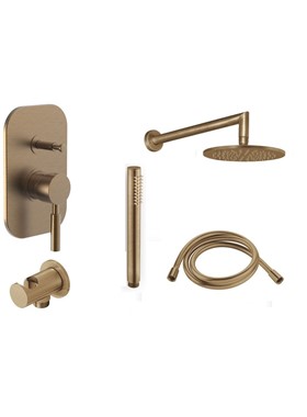 LA TORRE NEW TECH ANTIQUE BRASS ΕΝΤΟΙΧΙΣΜΕΝΗ 2 ΕΞΟΔΩΝ (ΝΤΟΥΣ ΧΕΙΡΟΣ,ΟΡΟΦΗΣ)