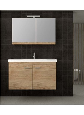 ΕΠΙΠΛΟ ΜΠΑΝΙΟΥ EMILIA NO1 80Χ45X55CM ΠΛΗΡΕΣ ΣΕ ΧΡΩΜΑ ΚΑΡΥΔΙΑ ΑΝΟΙΧΤΟ MDF