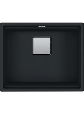 FRANKE KUBUS-2 KNG 110-52 (56x46cm) BLACK MATTE - ΝΕΡΟΧΥΤΗΣ ΓΡΑΝΙΤΕΝΙΟΣ ΥΠΟΚΑΘΗΜΕΝΟΣ