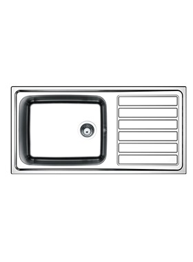 APELL ANNIVERSARIO 8115 (100x50cm) - ΝΕΡΟΧΥΤΗΣ INOX ΛΕΙΟΣ ΕΝΘΕΤΟΣ