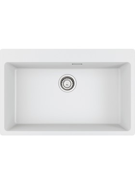 FRANKE CENTRO CNG 610/210-73 (78x50cm) POLAR WHITE 3149000247 - ΝΕΡΟΧΥΤΗΣ ΓΡΑΝΙΤΕΝΙΟΣ ΕΝΘΕΤΟΣ ΕΤΟΙΜΟΠΑΡΑΔΟΤΟΣ
