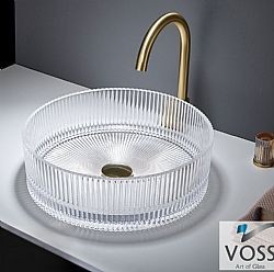VOSS RING-S VL1040-000 GLASS CLEAR - ΝΙΠΤΗΡΑΣ ΓΥΑΛΙΝΟΣ Φ40cm ΕΠΙΤΡΑΠΕΖΙΟΣ