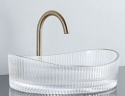 VOSS CAVO VL1150-000 GLASS CLEAR - ΝΙΠΤΗΡΑΣ ΓΥΑΛΙΝΟΣ 50x37,5cm ΕΠΙΤΡΑΠΕΖΙΟΣ