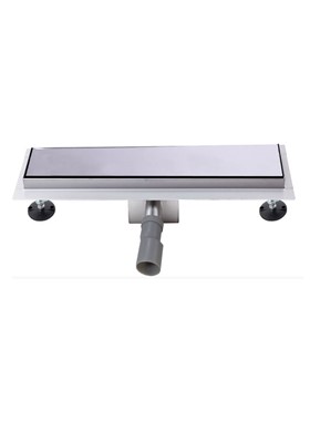 GL INOX 60cm - ΑΝΟΞΕΙΔΩΤΟ ΑΥΛΑΚΙ ΝΤΟΥΖΙΕΡΑΣ ΜΕ ΑΝΑΣΤΡΕΦΟΜΕΝΗ ΣΧΑΡΑ ΥΨΟΣ 7 CM 